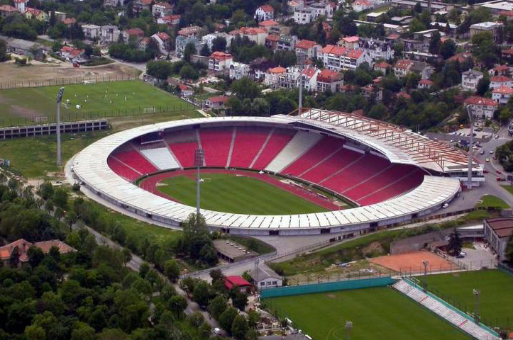 Red Star Stadium (Marakana), Belgrad’da bulunan FK Crvena zvezda’nın futbol stadyumu