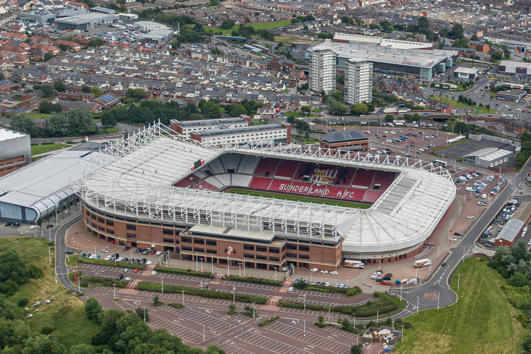 Stadium of Light, Sunderland AFC’nin iç saha maçlarına ev sahipliği yapan futbol stadyumu