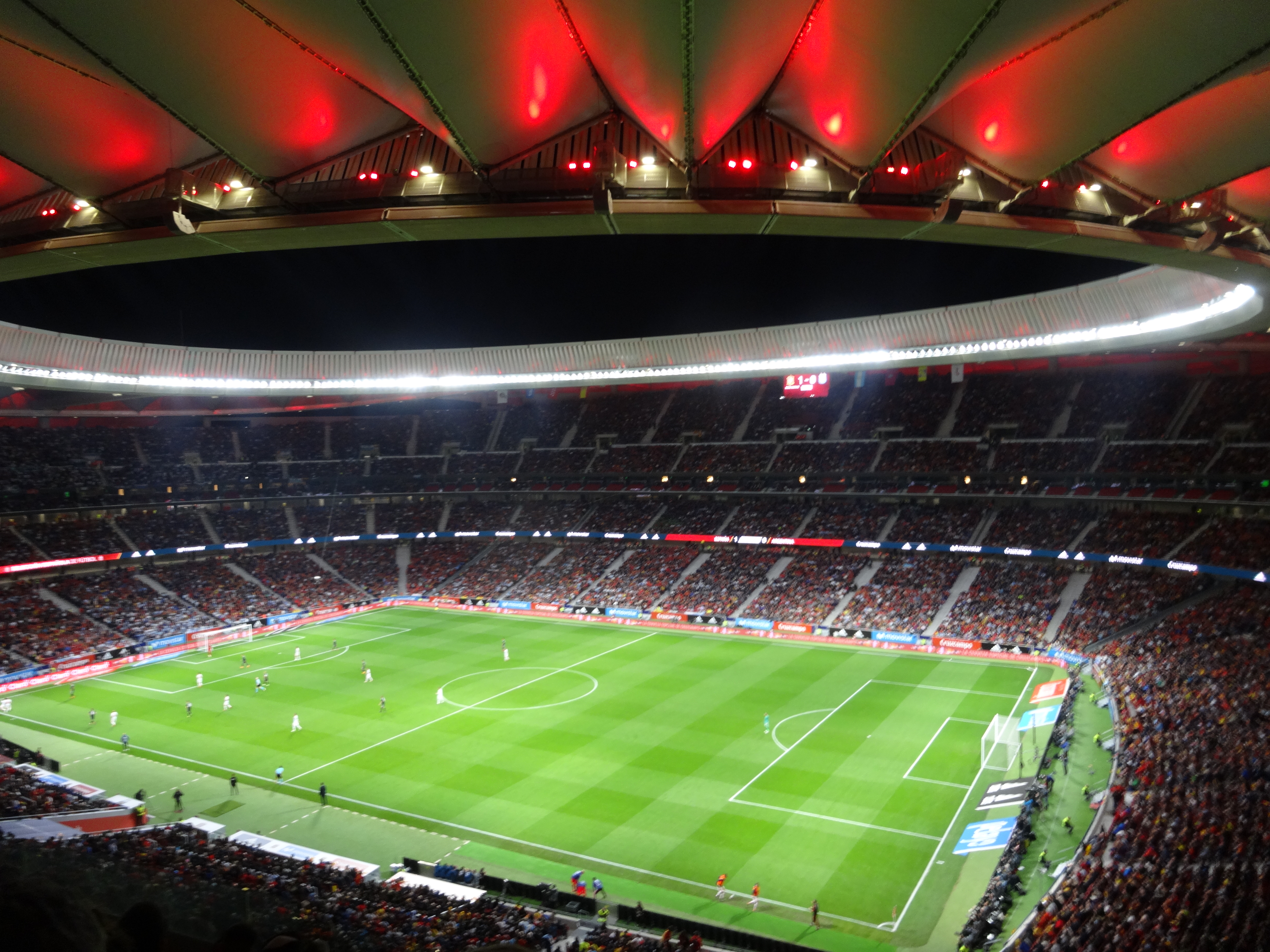 Wanda Metropolitano, Atlético Madrid’in iç saha maçlarına ev sahipliği yapan modern futbol stadyumu